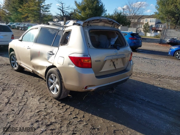 2009 Toyota Highlander with VIN JTEDS41A692084543, listed as a IAAI auction lot 41208295 with 203,620 mi miles. Bid and sale history available at carsss.com. Image 3.