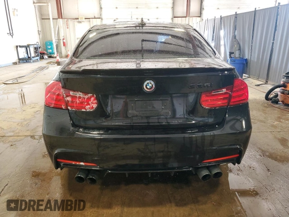 2015 BMW 3 Series 335i xDrive with VIN WBA3B9G58FNR92880, listed as a Copart auction lot 48410535 with 43,610 mi miles and Salvage Title. Bid and sale history available at carsss.com. Image 6.