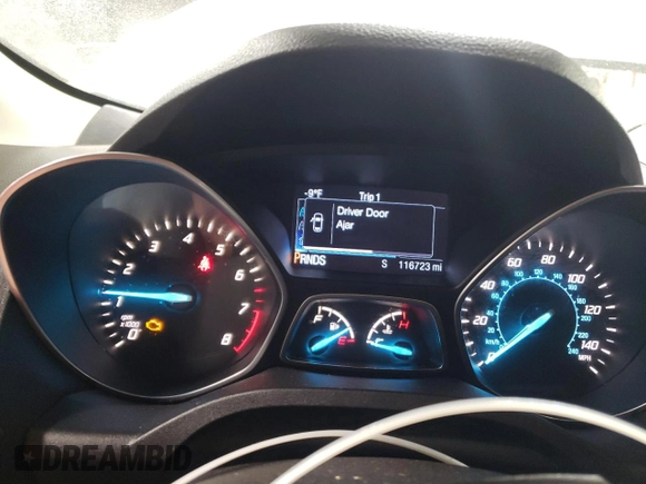2016 Ford Escape S with VIN 1FMCU0F76GUB31082, listed as a Copart auction lot 48213715 with 116,723 mi miles and Salvage Title. Bid and sale history available at carsss.com. Image 9.