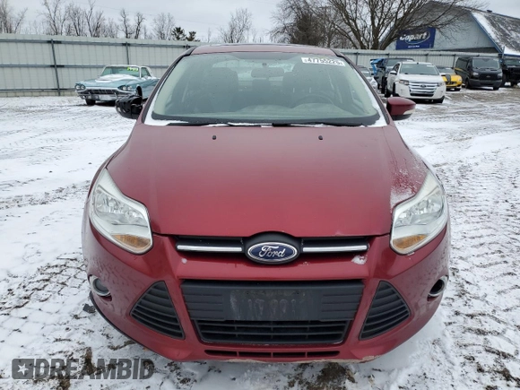 2014 Ford Focus SE with VIN 1FADP3F24EL438121, listed as a Copart auction lot 47755225 with 198,308 mi miles and Salvage Title. Bid and sale history available at carsss.com. Image 5.