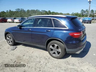 2019 Mercedes-Benz GLC 300 with VIN WDC0G4JB1K1002639, listed as a Copart auction lot 58216615 with 52,160 mi miles and Salvage title. Bid and sale history available at DreamBid. Image 2.