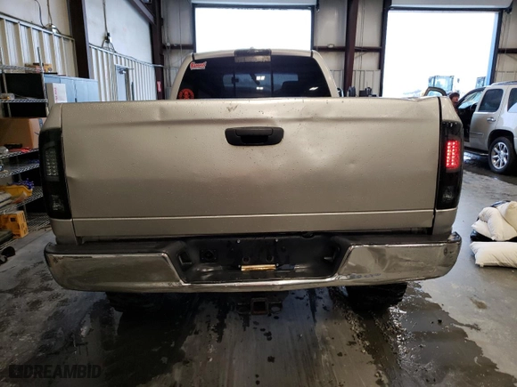 2007 Dodge Ram 2500 SLT with VIN 1D7KS28C77J553610, listed as a Copart auction lot 66395844 with 0 mi miles and Salvage Title. Bid and sale history available at carsss.com. Image 6.
