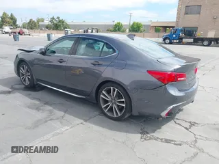 2020 Acura TLX Advance with VIN 19UUB3F8XLA002011, listed as a IAAI auction lot 42687511 with 85,540 mi miles and . Bid and sale history available at DreamBid. Image 3.