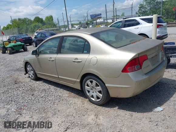2008 Honda Civic LX with VIN 1HGFA16598L009954, listed as a IAAI auction lot 42228157 with 179,657 mi miles and . Bid and sale history available at DreamBid. Image 3.