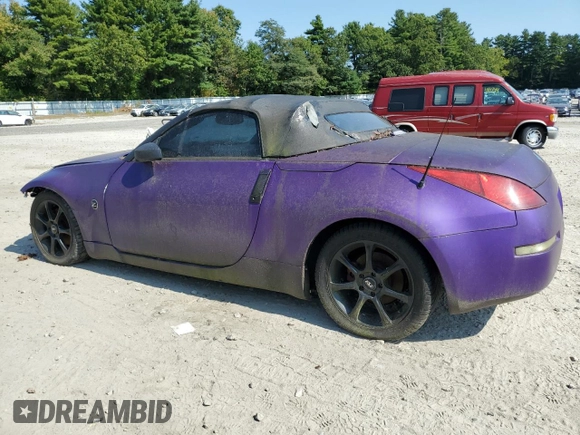 2004 Nissan 350Z Touring with VIN JN1AZ36A44M252461, listed as a Copart auction lot 71462124 with 180,649 mi miles and Clean Title. Bid and sale history available at DreamBid. Image 2.
