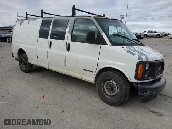 2001 GMC Savana z VIN 1GTHG39R311114765, wystawiony jako Copart lot #45540095 z przebiegiem 270 081 mil mil oraz Szkoda całkowita • Salvage title. Historia ofert i sprzedaży dostępna na DreamBid. Obrazek 4.