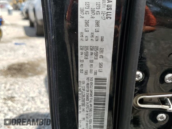 2018 Jeep Cherokee Latitude z VIN 1C4PJLCB9JD587366, wystawiony jako Copart lot #62137485 z przebiegiem 126 069 mil mil oraz Szkoda całkowita • Salvage title. Historia ofert i sprzedaży dostępna na DreamBid. Obrazek 13.
