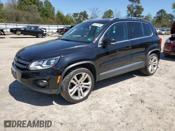2012 Volkswagen Tiguan SEL with VIN WVGAV7AX2CW538660, listed as a Copart auction lot 52070165 with 111,673 mi miles and Clean Title. Bid and sale history available at DreamBid. Image 1.