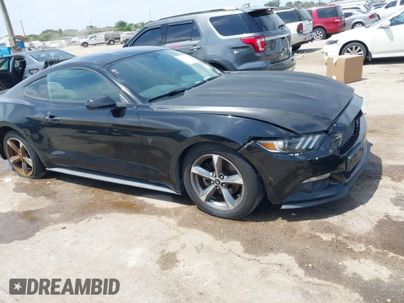 2015 Ford Mustang V6 with VIN 1FA6P8AM3F5392995, listed as a IAAI auction lot 42063188 with 128,854 mi miles and . Bid and sale history available at DreamBid. Image 1.