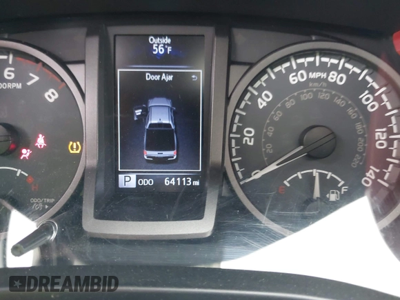 2017 Toyota Tacoma SR5 with VIN 3TMCZ5AN8HM051829, listed as a IAAI auction lot 41616329 with 64,113 mi miles and . Bid and sale history available at DreamBid. Image 15.