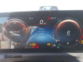 2021 Mercedes-Benz A 220 with VIN W1K3G4EB2MJ297109, listed as a IAAI auction lot 41637260 with 67,309 mi miles and . Bid and sale history available at DreamBid. Image 7.