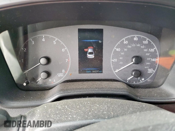 2024 Toyota Corolla LE with VIN 5YFB4MDE7RP086307, listed as a Copart auction lot 62316545 with 36,091 mi miles and Clean title. Bid and sale history available at DreamBid. Image 9.