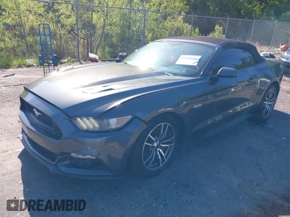 2017 Ford Mustang GT Premium z VIN 1FATP8FFXH5295034, wystawiony jako IAAI lot #41973926 z przebiegiem 153 870 mil mil oraz . Historia ofert i sprzedaży dostępna na DreamBid. Obrazek 20.