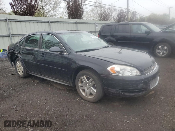 2015 Chevrolet Impala LT with VIN 2G1WB5E38F1122650, listed as a Copart auction lot 55260275 with 188,626 mi miles and Salvage Title. Bid and sale history available at DreamBid. Image 4.