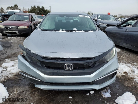 2019 Honda Civic Sedan LX with VIN 19XFC2F67KE048713, listed as a Copart auction lot 44887215 with 54,334 mi miles and Salvage Title. Bid and sale history available at carsss.com. Image 5.