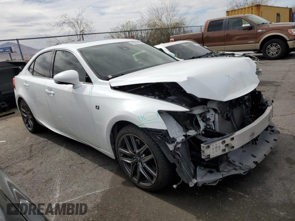2017 Lexus IS 350 with VIN JTHBE1D27H5030024, listed as a Copart auction lot 49303625 with 81,207 mi miles and Salvage Title. Bid and sale history available at DreamBid. Image 4.
