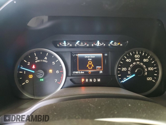 2018 Ford F-150 XL с VIN 1FTEW1EG8JFC16077, выставлен на аукционе Copart как лот 64922605 с пробегом 74 672 миль миль и Списание • Salvage title. История ставок и продаж доступна на DreamBid. Изображение 9.