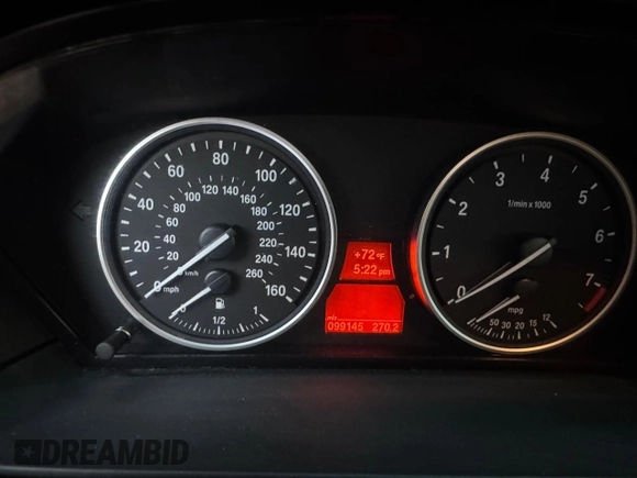 2008 BMW 5 Series 535xi with VIN WBANV93548CZ63624, listed as a Copart auction lot 88978635 with 99,145 mi miles and Clean Title. Bid and sale history available at carsss.com. Image 8.