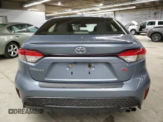2021 Toyota Corolla SE with VIN JTDP4MCE7MJ058723, listed as a Copart auction lot 48381085 with 49,247 mi miles and Salvage Title. Bid and sale history available at carsss.com. Image 6.