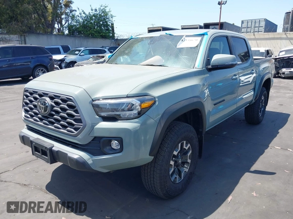 2023 Toyota Tacoma SR with VIN 3TMCZ5AN3PM590101, listed as a IAAI auction lot 42338670 with 12,970 mi miles and . Bid and sale history available at DreamBid. Image 17.