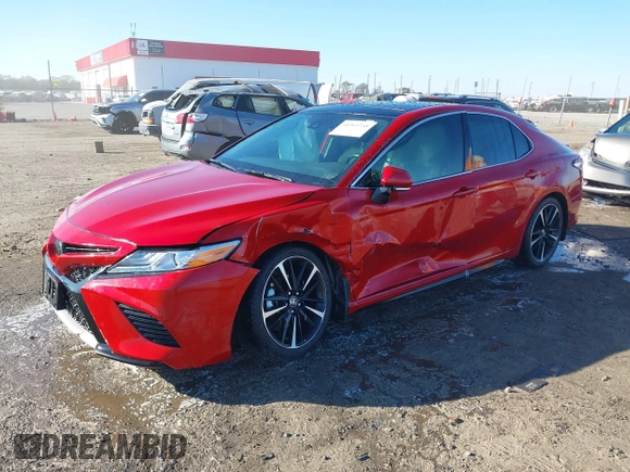 2020 Toyota Camry XSE with VIN 4T1K61AK9LU393745, listed as a IAAI auction lot 40965358 with 51,120 mi miles and . Bid and sale history available at DreamBid. Image 2.