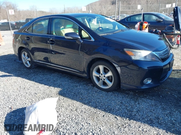 2010 Lexus HS 250h with VIN JTHBB1BAXA2038032, listed as a IAAI auction lot 41628486 with 207,054 mi miles and . Bid and sale history available at DreamBid. Image 1.