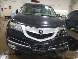 2011 Acura MDX Tech Pkg with VIN 2HNYD2H68BH529118, listed as a Copart auction lot 49588205 with 172,908 mi miles and Salvage Title. Bid and sale history available at carsss.com. Image 5.