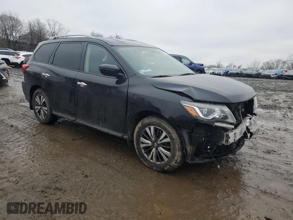 2020 Nissan Pathfinder S with VIN 5N1DR2AM7LC594122, listed as a Copart auction lot 43776665 with 97,761 mi miles and Salvage Title. Bid and sale history available at carsss.com. Image 4.