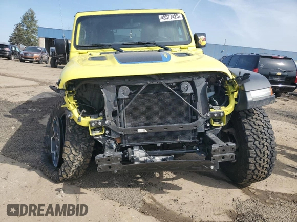 2023 Jeep Wrangler Rubicon with VIN 1C4JJXR61PW524833, listed as a Copart auction lot 48577425 with 29,319 mi miles and Non repairable. Bid and sale history available at DreamBid. Image 5.