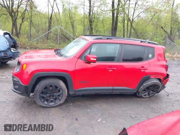 2017 Jeep Renegade Latitude z VIN ZACCJBBB9HPF61937, wystawiony jako IAAI lot #42168485 z przebiegiem 103 459 mil mil oraz . Historia ofert i sprzedaży dostępna na DreamBid. Obrazek 14.