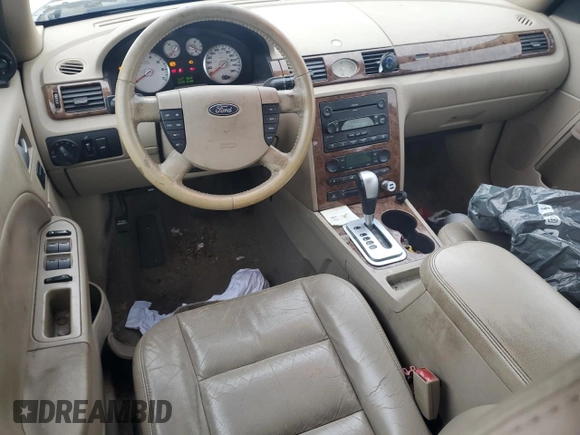 2007 Ford Five Hundred Limited with VIN 1FAFP25137G108056, listed as a Copart auction lot 82282514 with 0 mi miles and Salvage Title. Bid and sale history available at carsss.com. Image 8.