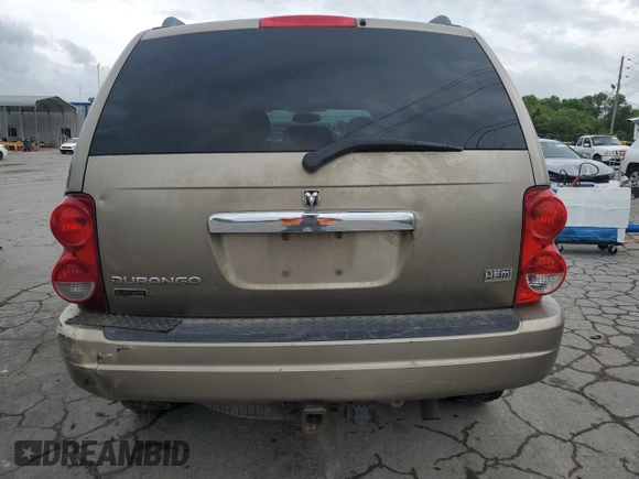 2004 Dodge Durango Limited with VIN 1D8HB58D34F145636, listed as a Copart auction lot 54135645 with 208,139 mi miles and Clean title. Bid and sale history available at DreamBid. Image 6.