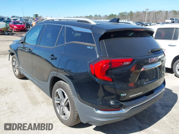 2020 GMC Terrain SLT with VIN 3GKALPEV9LL251989, listed as a IAAI auction lot 41681603 with 101,926 mi miles. Bid and sale history available at carsss.com. Image 3.