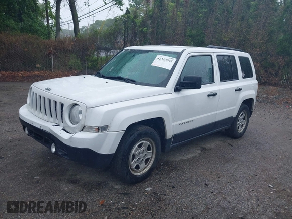 2016 Jeep Patriot Sport with VIN 1C4NJPBB8GD677732, listed as a IAAI auction lot 42343045 with 179,249 mi miles and . Bid and sale history available at DreamBid. Image 2.
