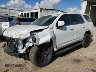 2024 Chevrolet Tahoe Commercial with VIN 1GNSCLEDXRR256806, listed as a Copart auction lot 85951794 with 3,214 mi miles and Clean title. Bid and sale history available at DreamBid. Image 1.