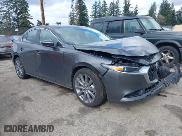 2025 Mazda 3 S Preferred with VIN 3MZBPACM8SM457113, listed as a IAAI auction lot 41938950 with 4,291 mi miles and . Bid and sale history available at DreamBid. Image 1.