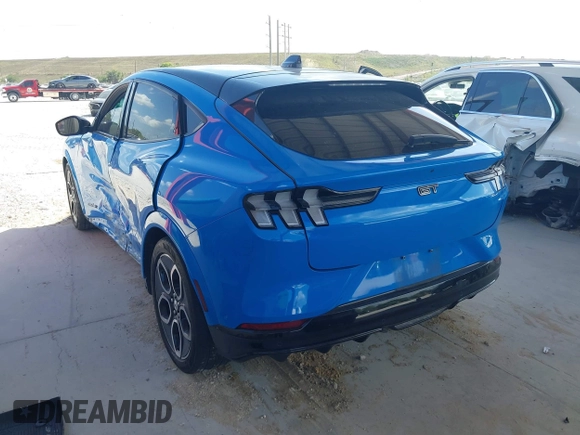2022 Ford Mustang Mach-E GT with VIN 3FMTK4SE0NMA31868, listed as a IAAI auction lot 41951180 with 29,446 mi miles and . Bid and sale history available at DreamBid. Image 3.