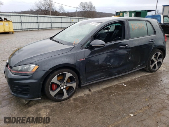 2017 Volkswagen Golf GTI S with VIN 3VW447AU3HM018692, listed as a Copart auction lot 41801993 with 102,819 mi miles. Bid and sale history available at carsss.com. Image 1.