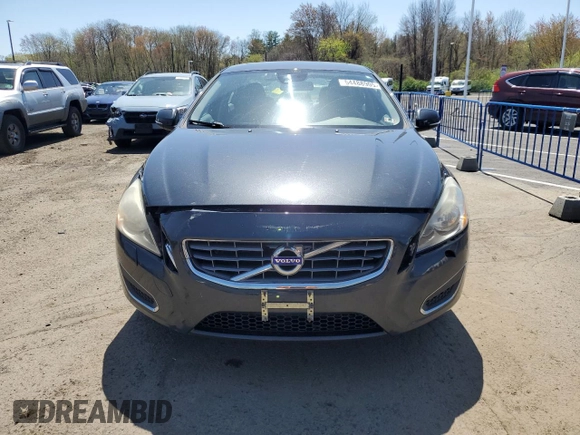 2013 Volvo S60 T5 with VIN YV1612FH4D2187425, listed as a Copart auction lot 54488905 with 123,777 mi miles and Salvage Title. Bid and sale history available at carsss.com. Image 5.