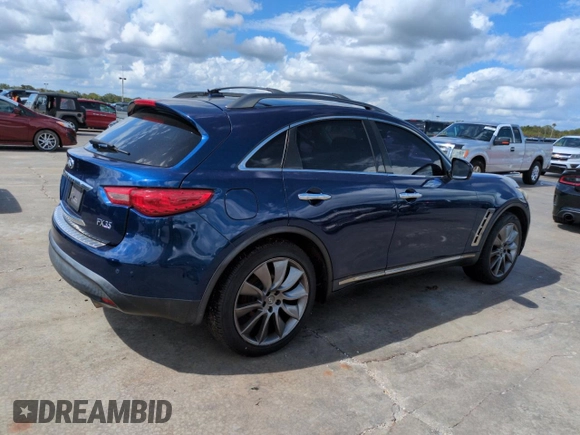 2012 Infiniti FX35 with VIN JN8AS1MW3CM151063, listed as a Copart auction lot 76021864 with 0 mi miles and Non Repairable. Bid and sale history available at carsss.com. Image 3.