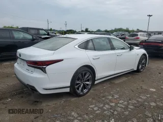 2018 Lexus LS 500 with VIN JTHC51FF0J5000809, listed as a Copart auction lot 63794275 with 100,177 mi miles and Clean title. Bid and sale history available at DreamBid. Image 3.