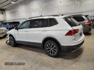 2019 Volkswagen Tiguan SE with VIN 3VV2B7AX0KM157357, listed as a Copart auction lot 55564975 with 57,421 mi miles and Salvage Title. Bid and sale history available at DreamBid. Image 2.