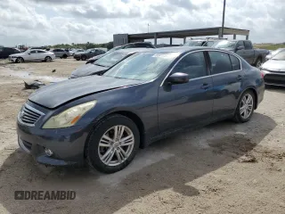 2011 Infiniti G25 Journey with VIN JN1DV6AP5BM830246, listed as a Copart auction lot 46581175 with 126,443 mi miles and Salvage Title. Bid and sale history available at DreamBid. Image 1.