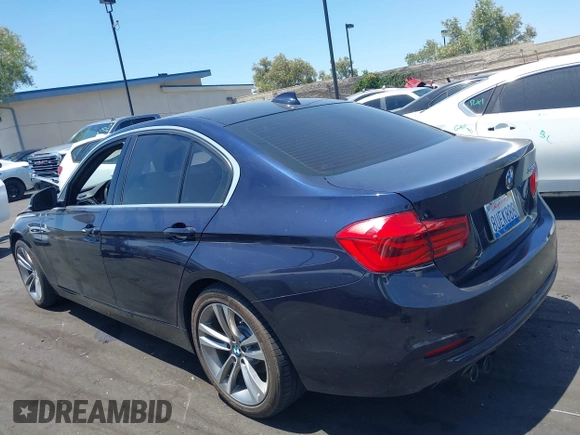 2017 BMW 3 Series 330i with VIN WBA8B9G37HNU54209, listed as a IAAI auction lot 42714703 with 55,024 mi miles and . Bid and sale history available at DreamBid. Image 14.