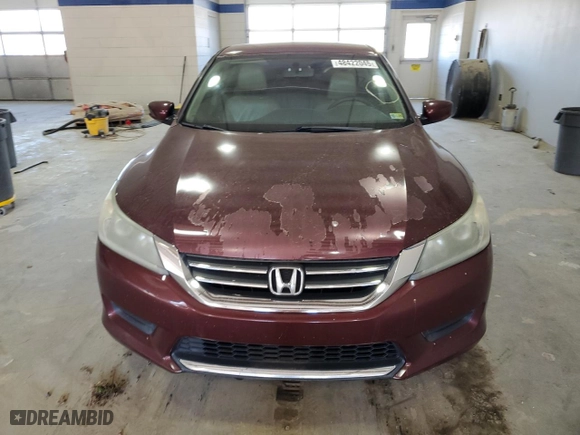 2014 Honda Accord Sedan LX with VIN 1HGCR2F34EA300188, listed as a Copart auction lot 48422045 with 221,744 mi miles and Salvage Title. Bid and sale history available at carsss.com. Image 5.