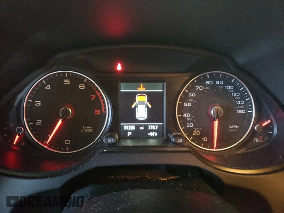 2016 Audi Q5 Premium Plus with VIN WA1L2AFP2GA145377, listed as a Copart auction lot 45722265 with 91,285 mi miles and Salvage Title. Bid and sale history available at carsss.com. Image 9.