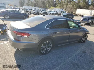 2021 Volkswagen Passat 2.0T SE with VIN 1VWSA7A39MC017324, listed as a Copart auction lot 46186355 with 39,885 mi miles and Salvage Title. Bid and sale history available at carsss.com. Image 3.