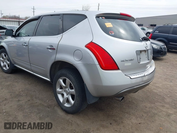 2007 Nissan Murano SL with VIN JN8AZ08W47W650593, listed as a IAAI auction lot 41778280 with 171,586 mi miles and . Bid and sale history available at DreamBid. Image 3.