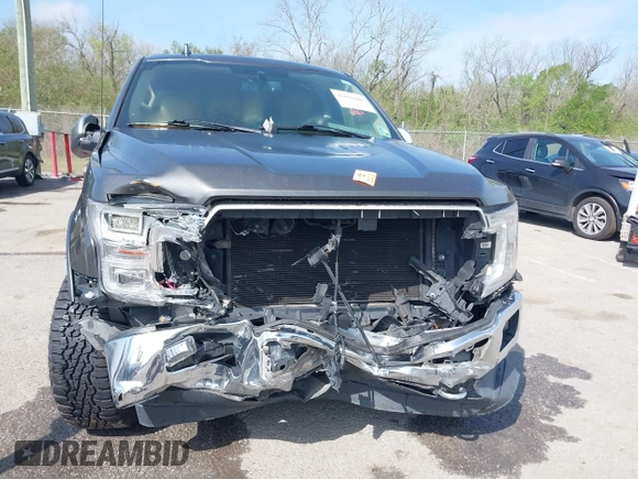 2018 Ford F-150 XL with VIN 1FTEW1E53JKC99794, listed as a IAAI auction lot 41876420 with 1 mi miles. Bid and sale history available at carsss.com. Image 10.