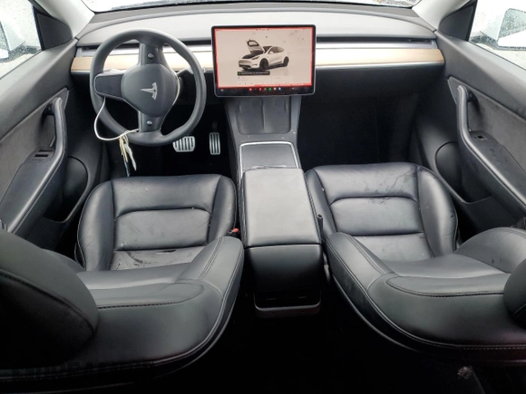 2022 Tesla Model Y Performance with VIN 7SAYGDEF3NF390848, listed as a Copart auction lot 49441025 with 42,488 mi miles and Salvage Title. Bid and sale history available at DreamBid. Image 8.